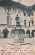 Kraków - Dziedziniec Biblioteki Jagiellońskiej 1905 r.