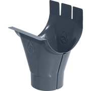 Lej spustowy rynny Budmat FLAMINGO - grafit 125/90mm