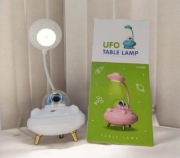 Biała lampka na biurko ufo dla dzieci 