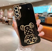 ETUI DO SAMSUNG S22 MIŚ UCHWYT PODSTAWKA BEAR SILIKON CASE