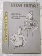 wykroje USZYJ SAMA! - bluzka damska (koszula) w trzech rozmiarach