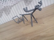 renifer sanie Mikołaja ozdoba świąteczna 