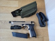 Beretta M9A1 KJW + Olight Valkyrie PL-2 + Kabura kydex Lewy Kabury Kydex