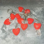 Światełka LED, serce, na baterie