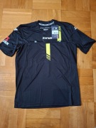 Koszulka sędziowska Zina Terra czarna rozm. S krótki rękaw