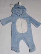 Polarowy Puszysty pajacyk 62 cm