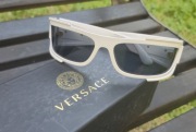 Extra modny mięski okulary przetiwsłonieczne z logo  4446  314/87  Versace!