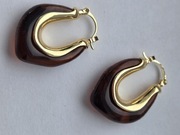 Kolczyki COS  bursztynowe 