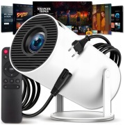 PROJEKTOR RZUTNIK MINI PRZENOŚNY ANDROID LED WIFI FULL HD SMART TV HY300