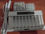 Ładowarka 230V akumulatorów 4x2300mAh + 4x110mAh