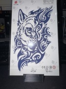14 dni Tatuaż półtrwały ziołowa dziara jagua 18x11cm tymaczasowy