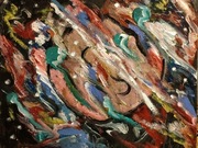 Obraz olejny na płótnie 40 50 abstrakcja