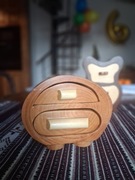 Szkatułka, skrzyneczka drewniana, wykonana ręcznie w