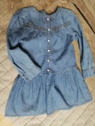 Sukienka tunika jeansowa 110 