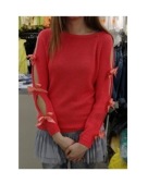 Sweter Damski z Kokardkami rozm. 36 nowy