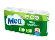 PAPIER TOALETOWY MEA ECO 8SZT rolki BIAŁY 2WARSTWY