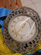 Zegar ścienny Jantar ZSRR do naprawy lub na części 