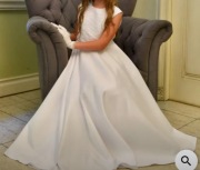 I Komunia Święta  sukienka z dodatkami- 6 szt zestaw ubioru dla dziewczynki