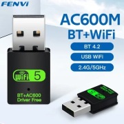 Karta sieciowa USB WiFi dual band 2,4/5.0 GHz + Bluetooth