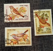 Znaczki pocztowe ptaki 