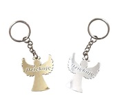 Brelok aniołek,podziękowanie,KOMUNIA, chrzest, złote lustro 