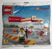 LEGO SHELL FERRARI STACJA OBSŁUGI SHELL STATION
