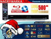 Nagrywarka BLU-RAY Panasonic DMR-BCT765 USB HDD 500GB Netflix YouTube