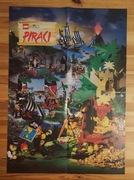 unikat LEGO Pirates Poster (Plakat Piraci) duży - A2 (seria Pirates 1994)