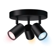 Inteligentna lampa WIZ Imageo 3xregulowany reflektor LED WiFi 1035 lm Black