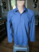 Hugo Boss koszula męska slim fit elegancka niebieska 38