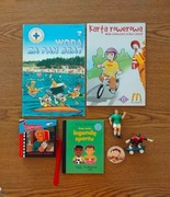 Thunderbirds photograph album, książeczki sportowca, figurki - vintage