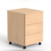 Kontenerek mobilny, bezuchwytowy  (3 szuflady) 