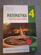 Matematyka 4. Podręcznik. Zakres podstawowy 