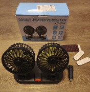 Podwójny wentylator 360st. samochód 12V  LD818