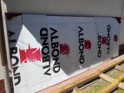 Aluminiowa płyta kompozytowa ALBOND FR kolor czerwony RAL3020 Traffic Red 