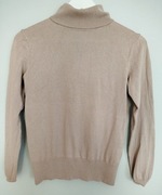 H&M golf sweter pudrowy róż XS / S wiskoza sweterek