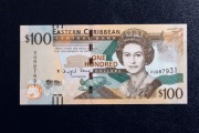 Karaiby Wschodnie 100 Dolarów UNC 