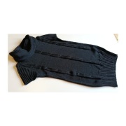 Sweter długi  golf z krótkim rękawem r. 38 / 40. L