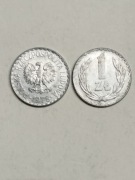 Moneta 1 zł z 1978 roku. PRL.