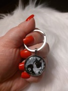 Brelok breloczek witrażowy kot 