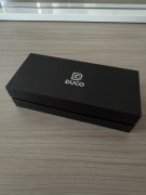 DUCO Retro Pilot DC3035 – Okulary Złota oprawka, zielone soczewki