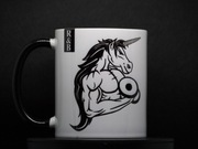 Kubek 330ml unicorn, jednorożec, siłownia, prezent, dzień chłopaka