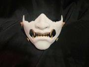 Maska Samuraj Ghost of Yotei Biała