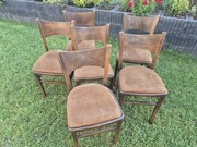 Krzesła lata 50/60 zestaw 6szt.