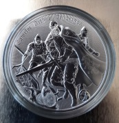 2023 - Niue: Camelot - Artur Pendragon 1 uncja Srebra