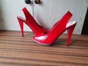 Lakierki czerwone 43 eu