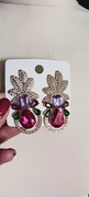 Kolczyki kolorowe blyskotki 