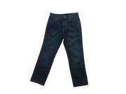 Wrangler granatowe spodnie jeansowe model regular fit W32L30