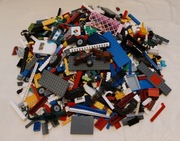 LEGO mix 2 kg. Używane, mieszane, niesort, plus 1 przypadkowa instrukcja 