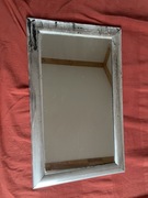 Lustro w ramie 80x50 cm do renowacji rama przebarwiona